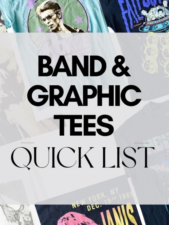 Other - UNLISTED BAND & GRAPHIC TEES